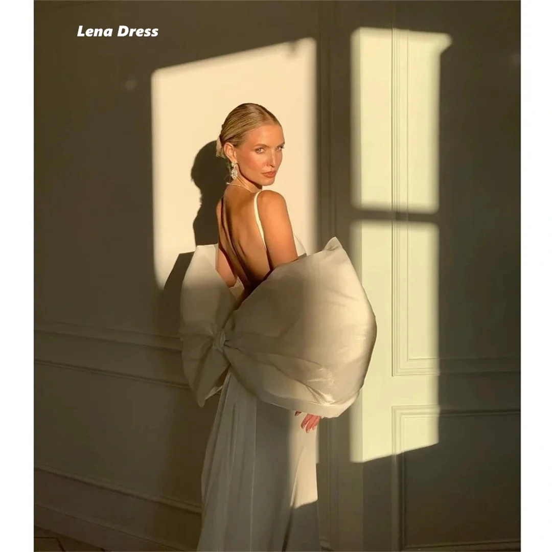 Lena Wedding Custom Made Party Dress for Wedding Luxurious Women's Evening Dresses D/party Bow Ball Gowns Elegant Lady Dress
Lena Wedding Custom Made Party Dress for Wedding Luxurious Women's Evening Dresses D/party Bow Ball Gowns Elegant Lady Dress