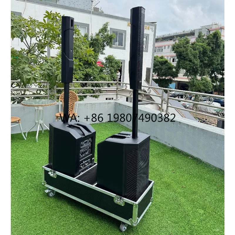 Rechargeable Wireless Bluetooth Line Array Column Speaker 63 Inch With 210 Inch Subwoofer Portable Outdoor Stage PA Audio System
Rechargeable Wireless Bluetooth Line Array Column Speaker 63 Inch With 210 Inch Subwoofer Portable Outdoor Stage PA Audio System