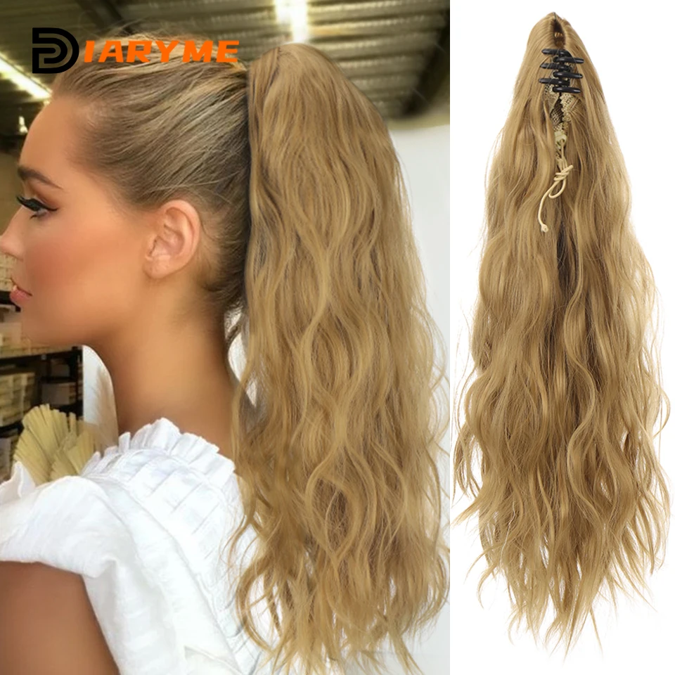 20" Synthetic Long Wavy Claw Clip In Ponytail Hair Extension Heat Resistant Women Wigs Pony Tail Fake Hairpieces Hair Claw Clip
20" Synthetic Long Wavy Claw Clip In Ponytail Hair Extension Heat Resistant Women Wigs Pony Tail Fake Hairpieces Hair Claw Clip