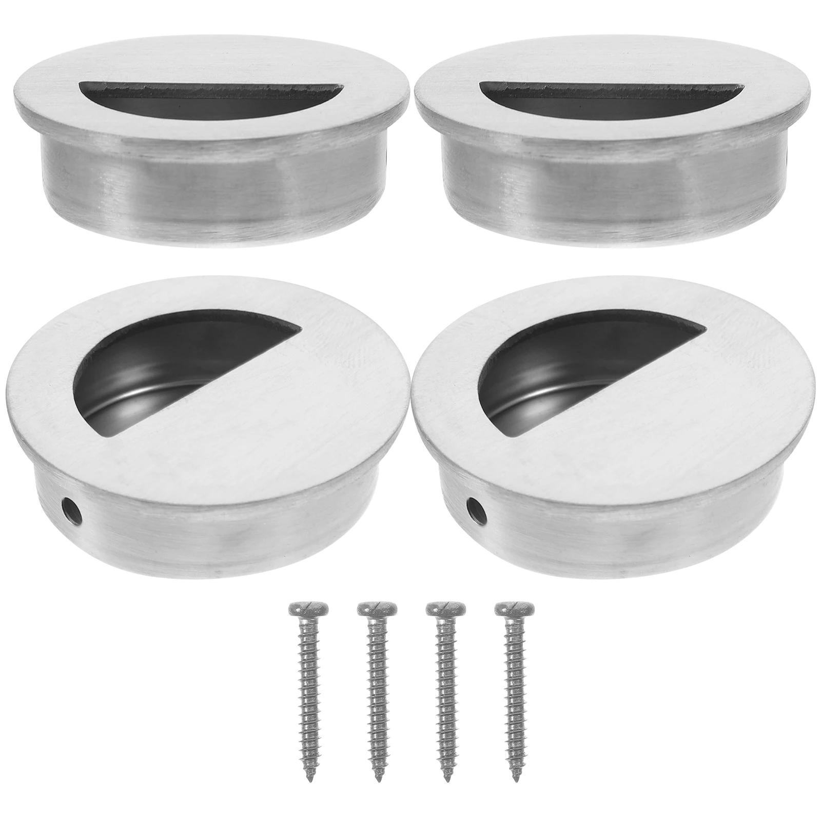 4 Pcs Stainless Steel Handle Passage Door Handles Furniture Pulls The Circle Cupboard Drawer Knobs Cabinet
4 Pcs Stainless Steel Handle Passage Door Handles Furniture Pulls The Circle Cupboard Drawer Knobs Cabinet