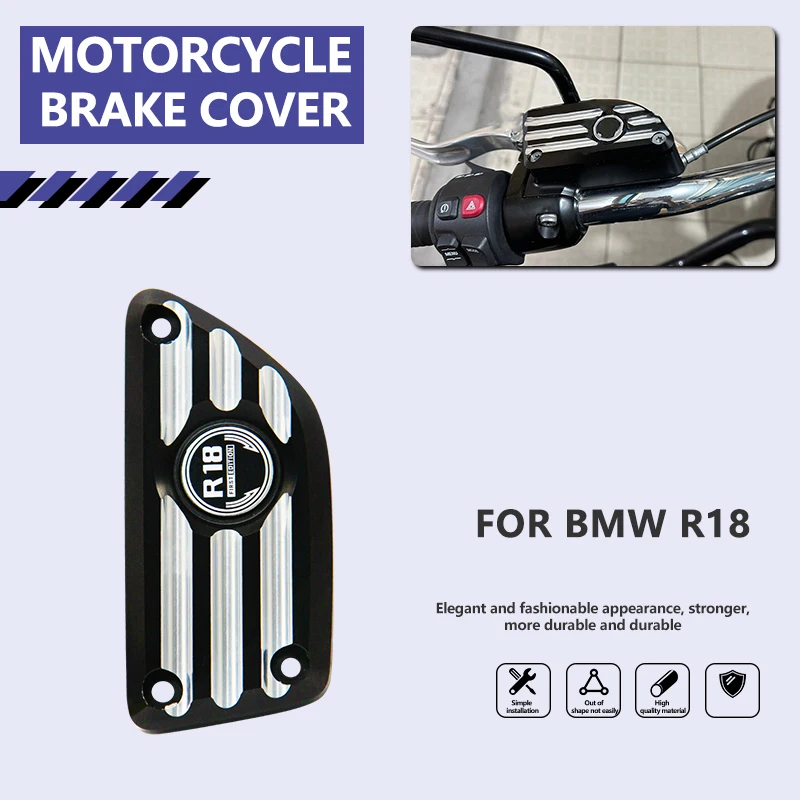 Крышка переднего и заднего тормозного насоса для BMW R18 R18B R18TC, ЧПУ крышка сцепления из алюминиевого сплава, аксессуары для мотоциклов
Крышка переднего и заднего тормозного насоса для BMW R18 R18B R18TC, ЧПУ крышка сцепления из алюминиевого сплава, аксессуары для мотоциклов