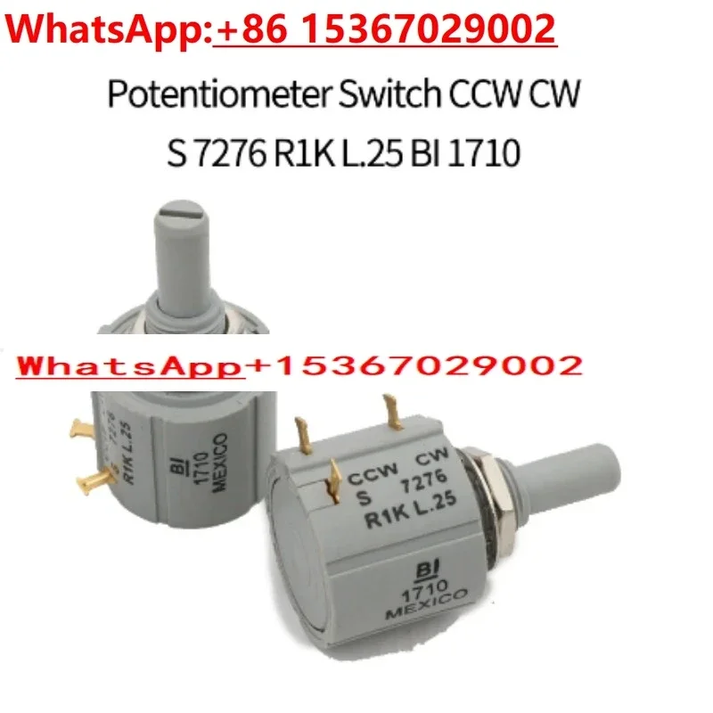 Переключатель потенциометра CCW CW S 7276 R1K L.25 BI 1710, позиционер для изменения цвета, Мексиканские детали компьютерной вышивальной машины, оптовая продажа
Переключатель потенциометра CCW CW S 7276 R1K L.25 BI 1710, позиционер для изменения цвета, Мексиканские детали компьютерной вышивальной машины, оптовая продажа