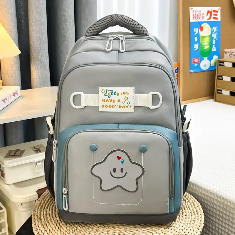 Cute Star Pattern Backpack Contrast Color Design Lightweight Nylon Schoolbag Large Capacity Daily Travel Bag For Women
Cute Star Pattern Backpack Contrast Color Design Lightweight Nylon Schoolbag Large Capacity Daily Travel Bag For Women