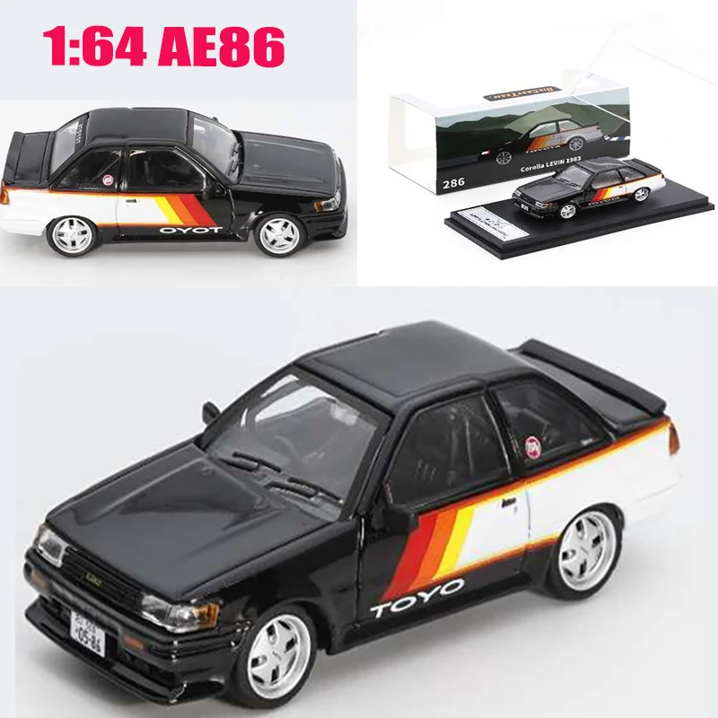 DCT 1:64 Scale 1983 Corolla Levin AE86 Alloy Car Model Simulation Toy Collection Static Ornament desktop decoration
DCT 1:64 Scale 1983 Corolla Levin AE86 Alloy Car Model Simulation Toy Collection Static Ornament desktop decoration