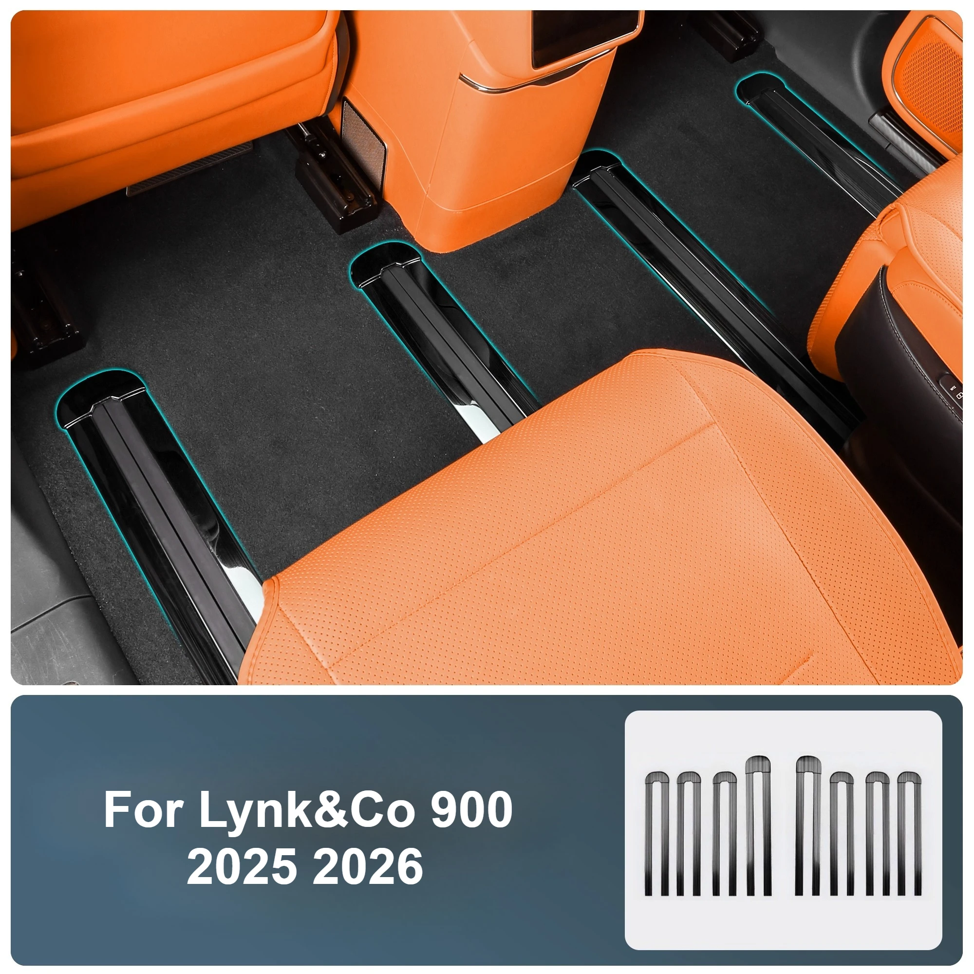 Для Lynk & Co 900 2025 2026, декоративная полоса для сиденья, защита от нержавеющей стали, аксессуары для внутренней модификации
Для Lynk & Co 900 2025 2026, декоративная полоса для сиденья, защита от нержавеющей стали, аксессуары для внутренней модификации