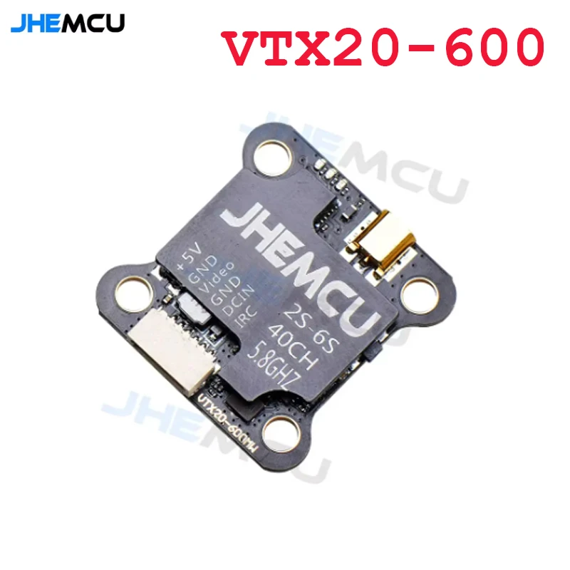 VTX20-600 Мини-передатчик FPV видео 20 мВт 5,8 ГГц 48-канальный RaceBand SmartAudio Control 5-36 В широкое напряжение для крошечных Whoop/Drone Racing
VTX20-600 Мини-передатчик FPV видео 20 мВт 5,8 ГГц 48-канальный RaceBand SmartAudio Control 5-36 В широкое напряжение для крошечных Whoop/Drone Racing