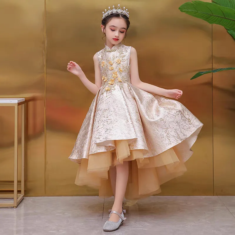 Girls' Princess Dress Puffy Tulle Children's Show Evening Gown Flower Girl Wedding Dress Little Girl Host Piano Performance Dres
Girls' Princess Dress Puffy Tulle Children's Show Evening Gown Flower Girl Wedding Dress Little Girl Host Piano Performance Dres