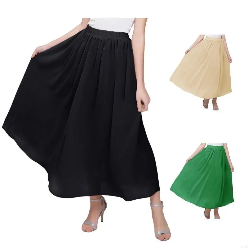 Q0 KKE Summer Elegant Elastic High Thifon Chifon Midi Midi Long Юбка для женского пляжного платья
Q0 KKE Summer Elegant Elastic High Thifon Chifon Midi Midi Long Юбка для женского пляжного платья