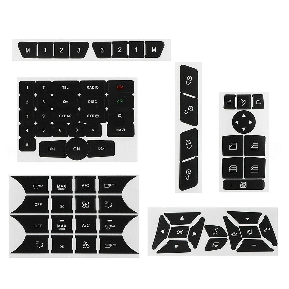 Car Interior Stickers Radio Climate Control Button Repair Decals Stickers Wholesale For Mercedes-Benz W204 C300 2007-2014
Car Interior Stickers Radio Climate Control Button Repair Decals Stickers Wholesale For Mercedes-Benz W204 C300 2007-2014