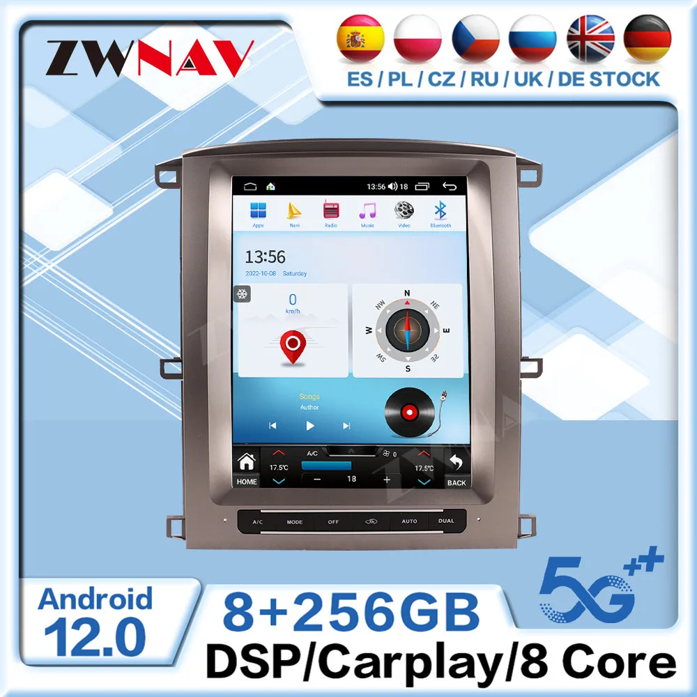 Tesa- Screen Android 12 Car Multimedia Player For Lexus LC100 2004 2005 2006 2007 GPS Navigation Carplay Auto Stereo Head Unit
Tesa- Screen Android 12 Car Multimedia Player For Lexus LC100 2004 2005 2006 2007 GPS Navigation Carplay Auto Stereo Head Unit