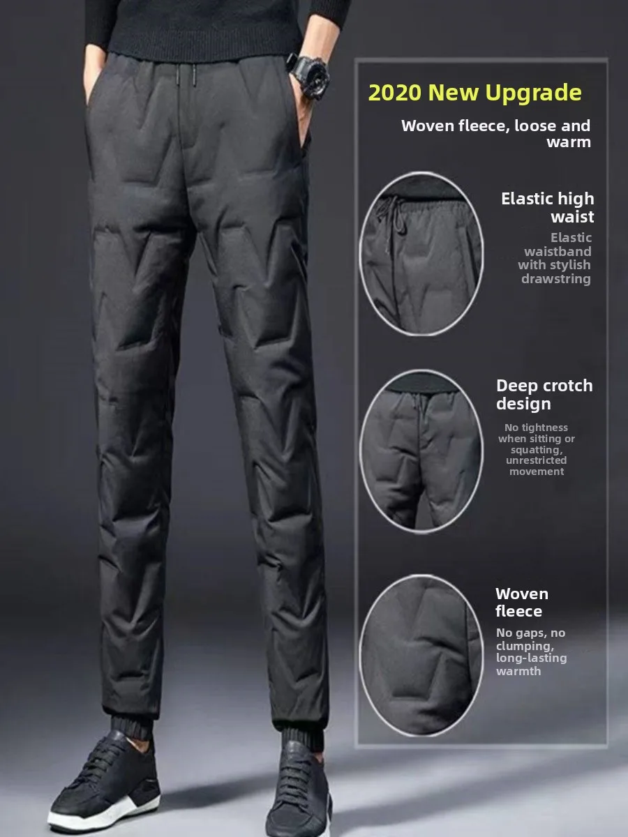 Мужские пуховые брюки: теплые, ветрозащитные, свободного кроя, больших размеров, хлопковые, для среднего и старшего возраста
Мужские пуховые брюки: теплые, ветрозащитные, свободного кроя, больших размеров, хлопковые, для среднего и старшего возраста