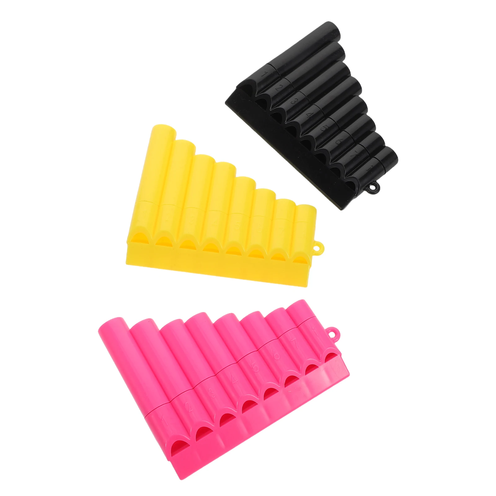 3pcs 8Tube Musical Instruments Set Black Yellow Pink Early Music Education Baby Toy Children'S Pan Long Kid Flute Flute
3pcs 8Tube Musical Instruments Set Black Yellow Pink Early Music Education Baby Toy Children'S Pan Long Kid Flute Flute