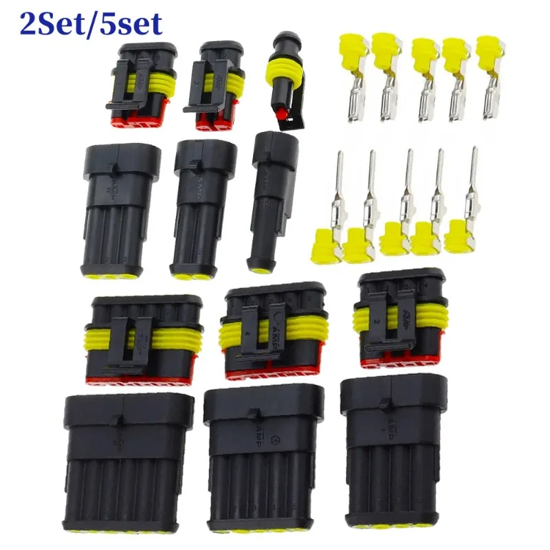 1P 2P 3P 4P 5P 6Pin Way AMP TE 1.5 Super seal Waterproof Electrical 282080-1 Automotive Wire Connector Plug for car Motorcycle
1P 2P 3P 4P 5P 6Pin Way AMP TE 1.5 Super seal Waterproof Electrical 282080-1 Automotive Wire Connector Plug for car Motorcycle
