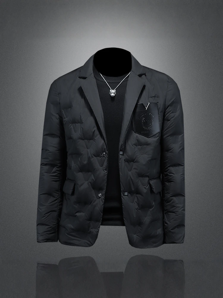 Busin Casual Thiened Warm 90 White Du down Jaet Men's 2025 Winter New Sle Emed Suit Collar down Jaet
Busin Casual Thiened Warm 90 White Du down Jaet Men's 2025 Winter New Sle Emed Suit Collar down Jaet