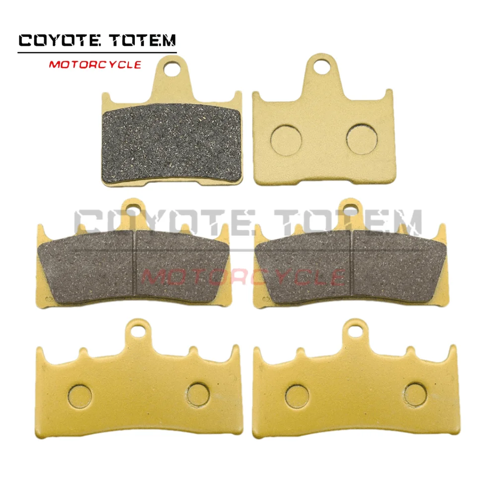 The front and rear brake pads for motorcycles are suitable for Suzuki GSXR1000 K1 01-02 and GSX1400 01-07
The front and rear brake pads for motorcycles are suitable for Suzuki GSXR1000 K1 01-02 and GSX1400 01-07