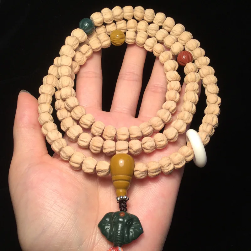 108 Tibetan Style Bodhi Beads With Alxa Oil High Density Seeds Bracelet
108 Tibetan Style Bodhi Beads With Alxa Oil High Density Seeds Bracelet