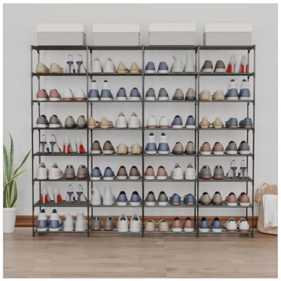 Large Shoe Rack 8 Tier 64 Pairs for Entryway Heavy Duty Storage Shelves Unit with Customizable Height for Boots Space Saving Or
Large Shoe Rack 8 Tier 64 Pairs for Entryway Heavy Duty Storage Shelves Unit with Customizable Height for Boots Space Saving Or