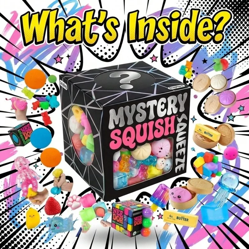 Funny Mix Squishy Blind Box, Random Surprise Squeeze Toys, 1 Pcs Guaranteed Cute Fidget Toy for Stress Relief
Funny Mix Squishy Blind Box, Random Surprise Squeeze Toys, 1 Pcs Guaranteed Cute Fidget Toy for Stress Relief