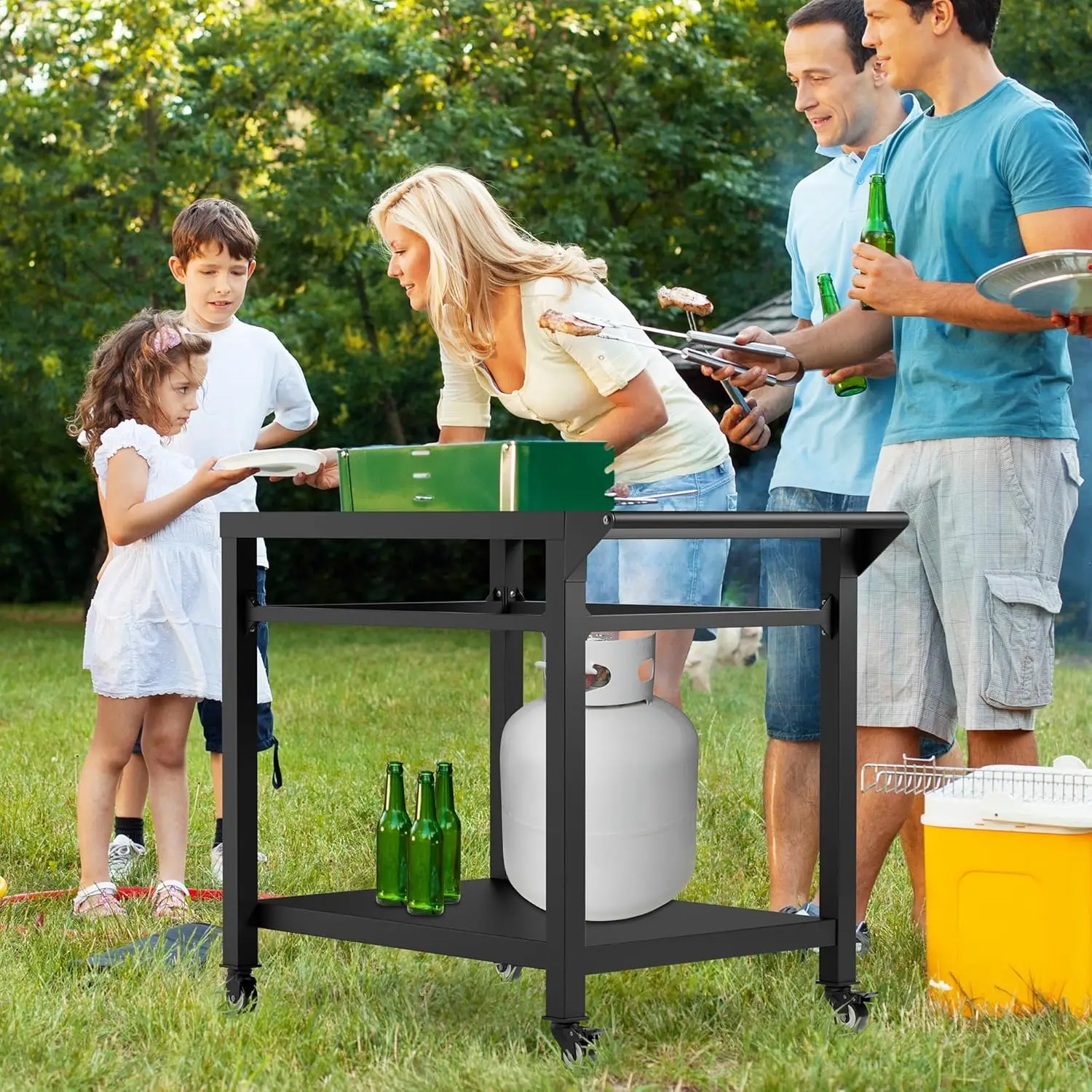 Pizza Oven Table Cart for Ooni Koda/Karu/Fyra 16/12 with Waterproof Cover, Outdoor Movable Food Prep Table for Patio
Pizza Oven Table Cart for Ooni Koda/Karu/Fyra 16/12 with Waterproof Cover, Outdoor Movable Food Prep Table for Patio