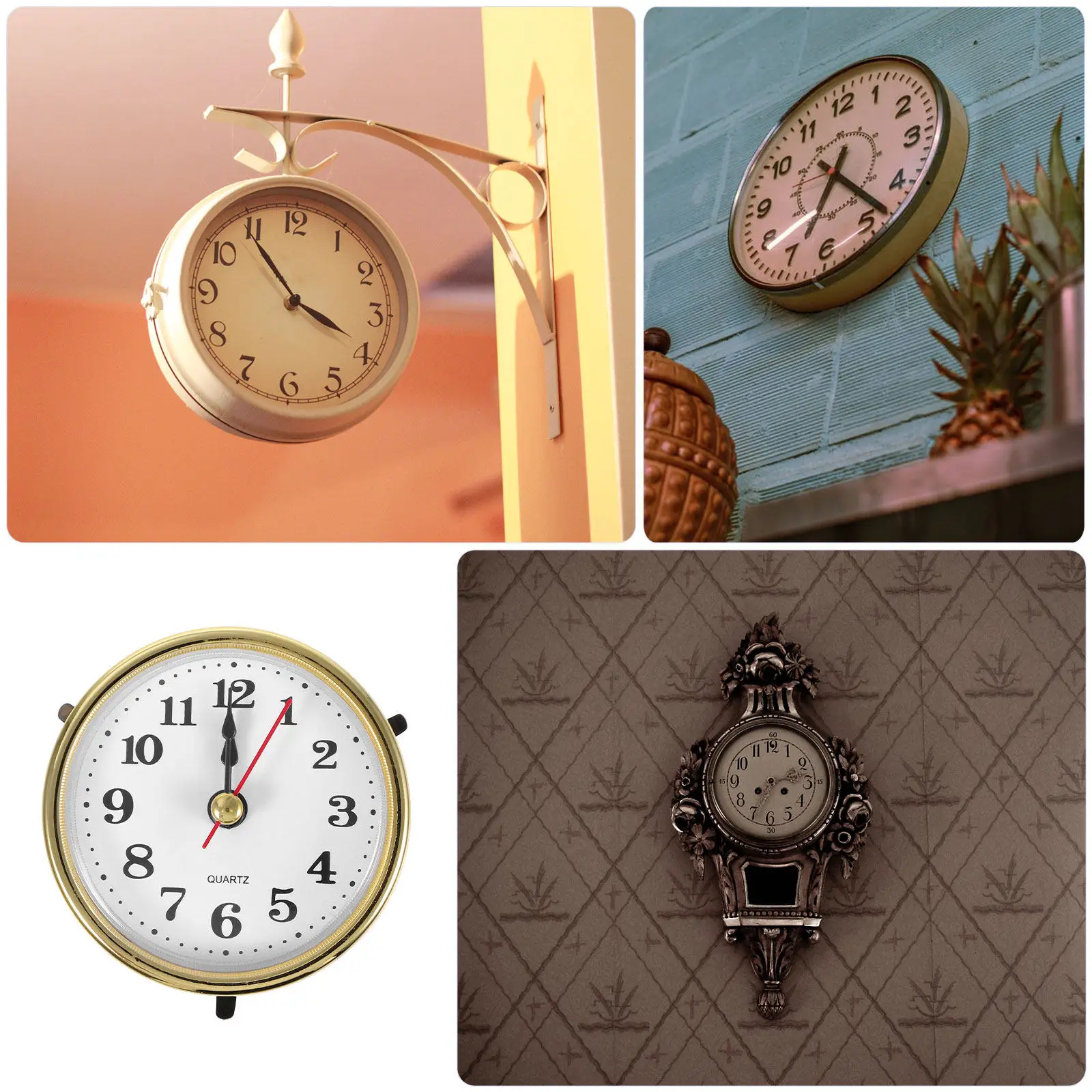 Round Clock Insert 65mm for DIY Clock Crafts Classic Quartz Movement Clock Head Replacement Silent Mechanism for Home Wall Clock
Round Clock Insert 65mm for DIY Clock Crafts Classic Quartz Movement Clock Head Replacement Silent Mechanism for Home Wall Clock