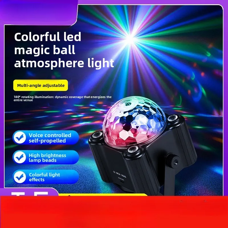 Remote Control Magic Ball Light LED Stage KTV Ambient Light Bouncing KTV
Remote Control Magic Ball Light LED Stage KTV Ambient Light Bouncing KTV