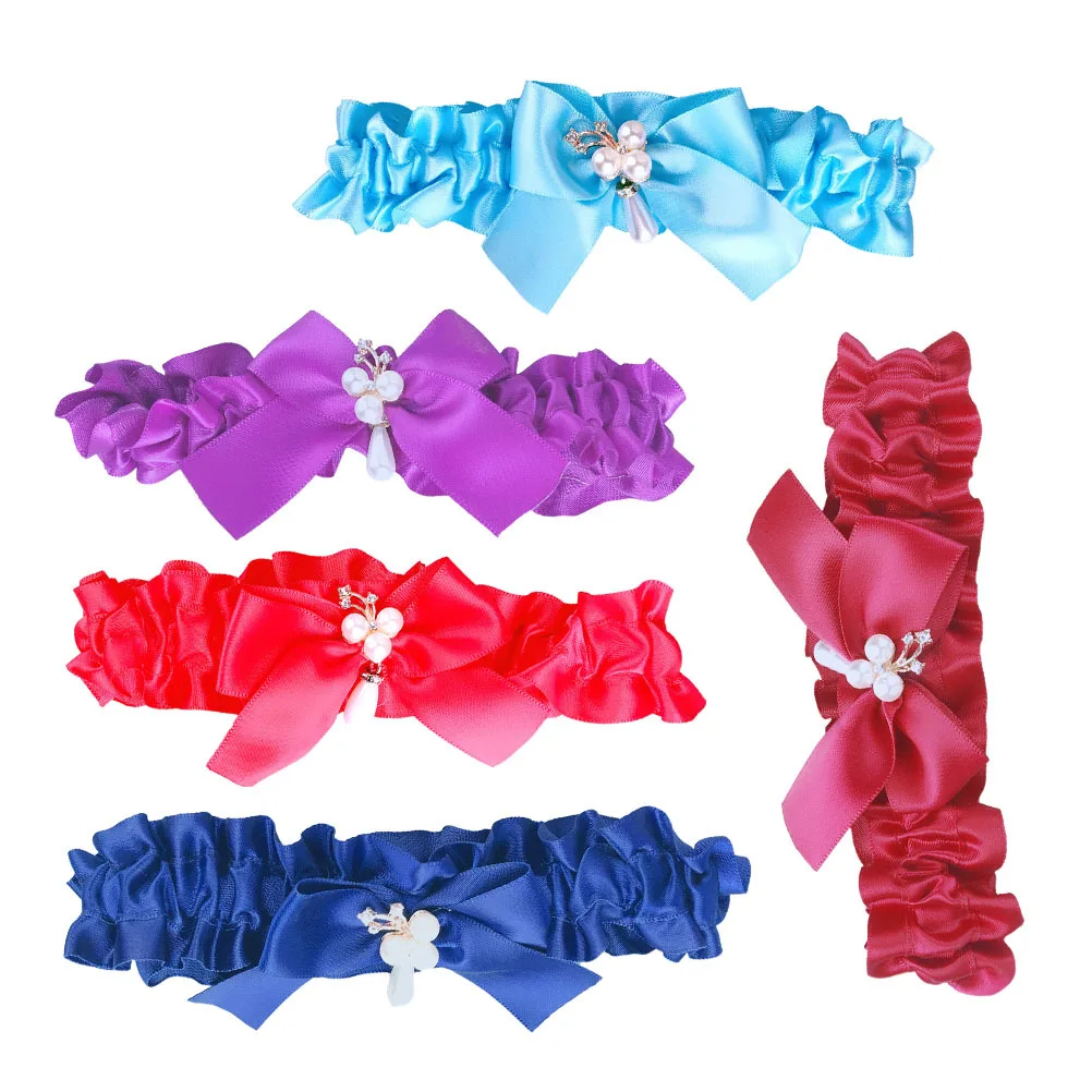 1pc Pearl Garter For Bride Adjustable Lace Leg Band Wedding Party Prom Gift Thin Belt Bridal Accessory Bowknot Decor
1pc Pearl Garter For Bride Adjustable Lace Leg Band Wedding Party Prom Gift Thin Belt Bridal Accessory Bowknot Decor