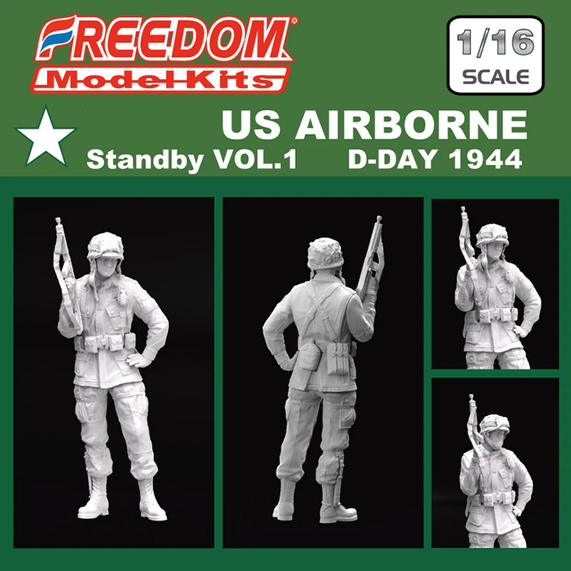 Freedom Resin Soldier Kit 616003 WW II us airborne, resin parts & 3d printing 1/16 DIY toy
Freedom Resin Soldier Kit 616003 WW II us airborne, resin parts & 3d printing 1/16 DIY toy