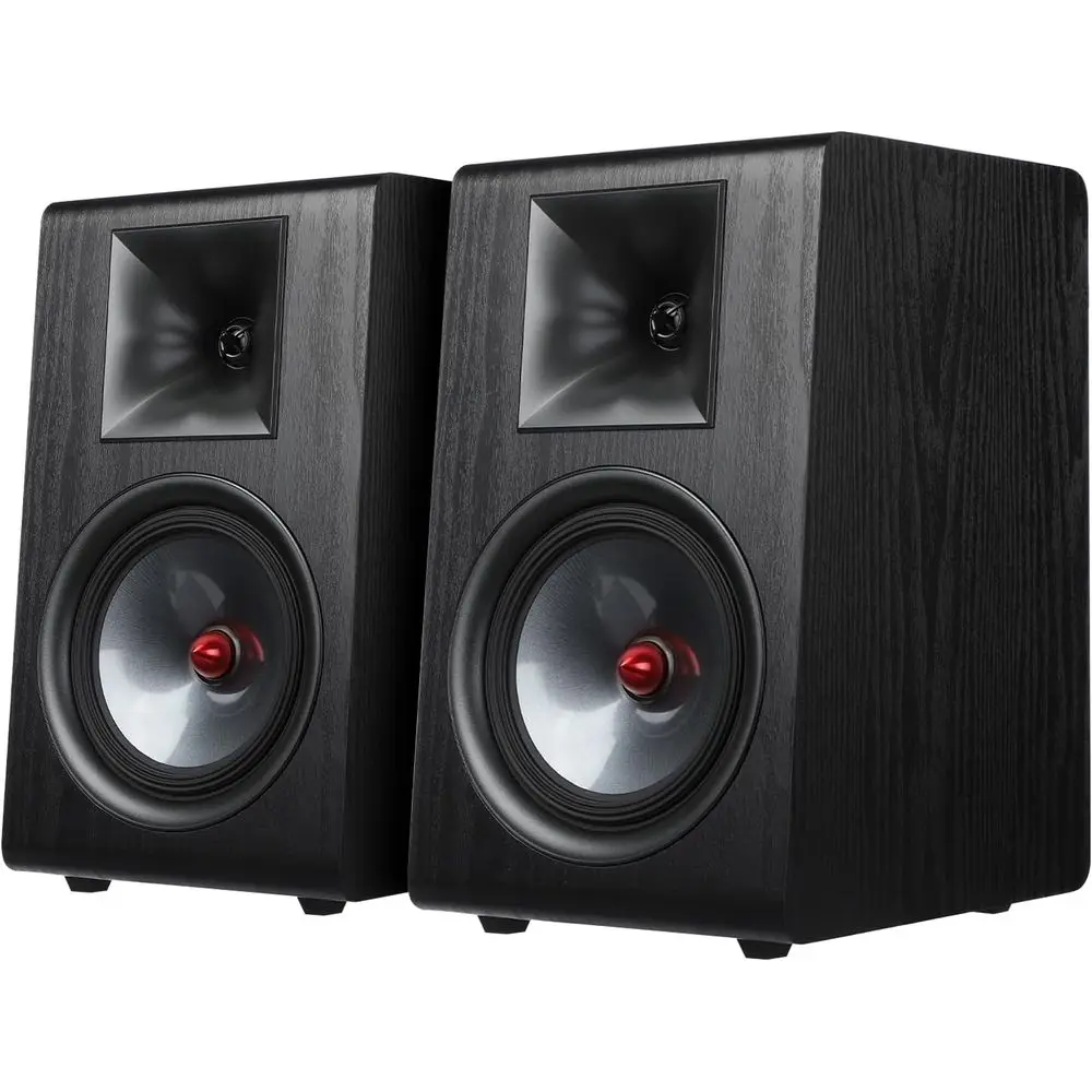 P600 6.5" Bookshel Speakers or Desktop, 6° ed Design & Carbon iber Wooer & Horn Silk Tweeter, 30Hz-20kHz 2-Way Passive Speaker o
P600 6.5" Bookshel Speakers or Desktop, 6° ed Design & Carbon iber Wooer & Horn Silk Tweeter, 30Hz-20kHz 2-Way Passive Speaker o