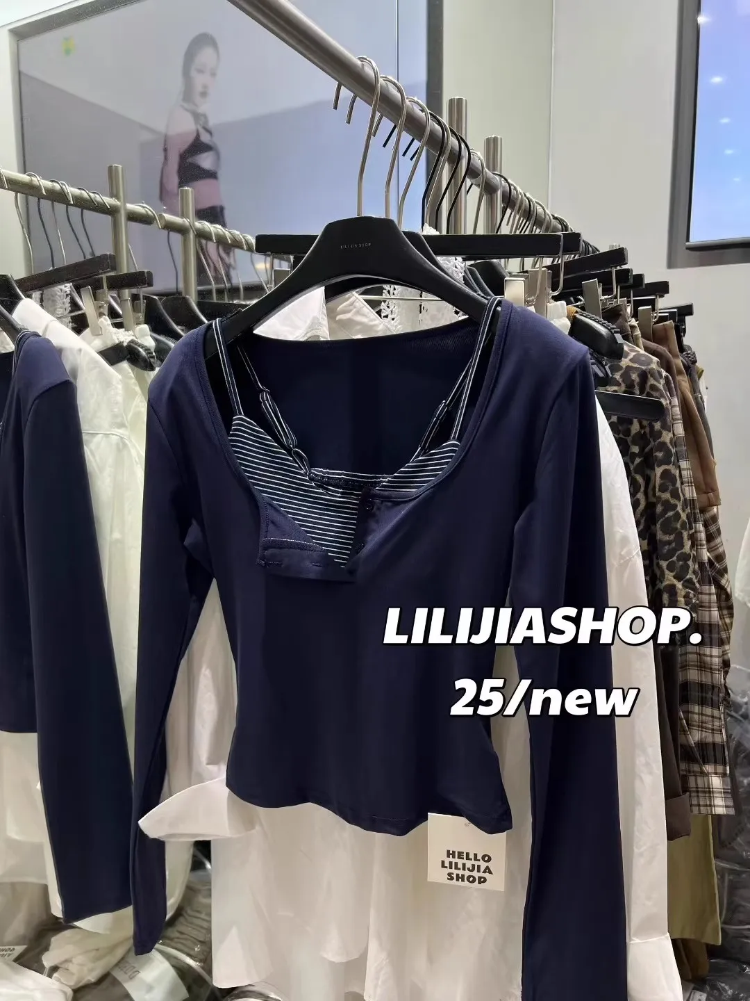 Autumn New Sexy Cute Slim Fit Short Button Long Sleeve T Shirt with Tank Top 2 Piece Set
Autumn New Sexy Cute Slim Fit Short Button Long Sleeve T Shirt with Tank Top 2 Piece Set