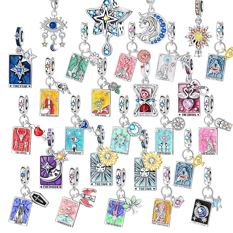 Бусины-подвески Таро создают ауру загадочности. Идеально подходят для создания браслетов, в качестве аксессуаров или для создания женских украшений своими руками в подарок.
Бусины-подвески Таро создают ауру загадочности. Идеально подходят для создания браслетов, в качестве аксессуаров или для создания женских украшений своими руками в подарок.