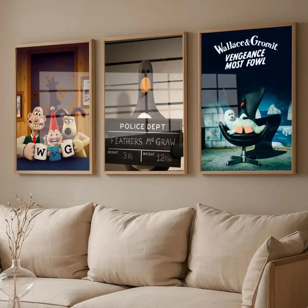 Wallace And Gromit Poster For Room Wall Art Decor Waterproof Stickers For Home Bar Bedroom Decoration
Wallace And Gromit Poster For Room Wall Art Decor Waterproof Stickers For Home Bar Bedroom Decoration