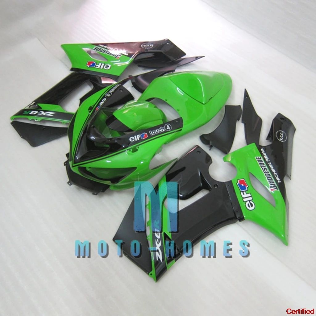Complete Fairing Kits for Kawasaki Ninja ZX6R 05 06 ZX 6R 636 2005 2006 ABS Injection Aftermarket Rebuild Bike Green Black 
Complete Fairing Kits for Kawasaki Ninja ZX6R 05 06 ZX 6R 636 2005 2006 ABS Injection Aftermarket Rebuild Bike Green Black