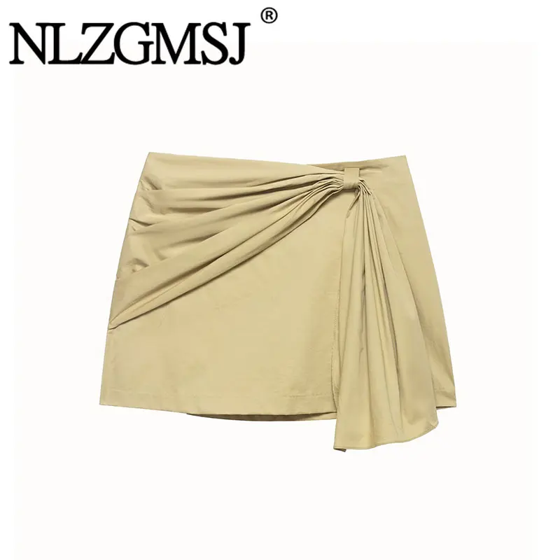 NLZGMSJ 2026 Summer Casual Women Lace up Skirt Solid Zipper Slim Short Skirt New Fashion Holiday Mini Female Skirt
NLZGMSJ 2026 Summer Casual Women Lace up Skirt Solid Zipper Slim Short Skirt New Fashion Holiday Mini Female Skirt