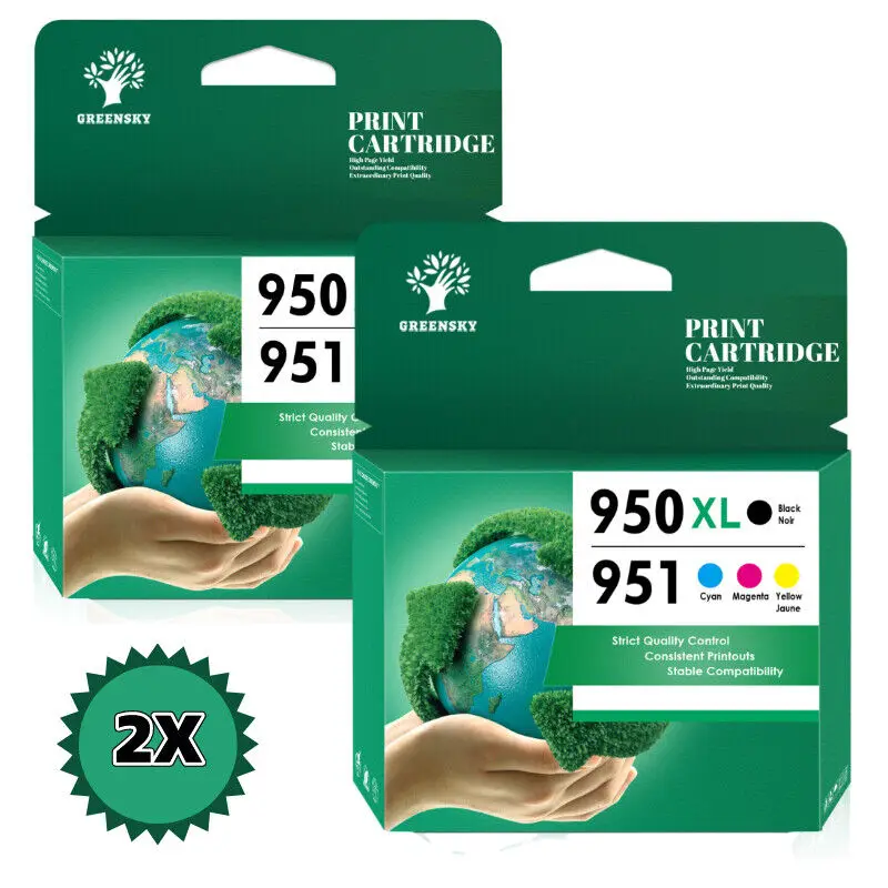 8x Color Ink for HP 950XL 951XL OfficeJet Pro 8100 8600 8610 8615 8620 8630 8660
8x Color Ink for HP 950XL 951XL OfficeJet Pro 8100 8600 8610 8615 8620 8630 8660