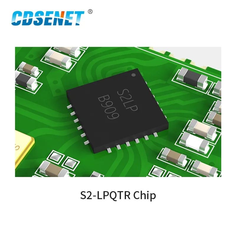 433MHz 470MHz 16dBm Wireless Transceiver RF Module CDSENET E04-400M16S S2-LP Chip GFSK OOK ASK SPI IPEX Low Power Consumption
433MHz 470MHz 16dBm Wireless Transceiver RF Module CDSENET E04-400M16S S2-LP Chip GFSK OOK ASK SPI IPEX Low Power Consumption