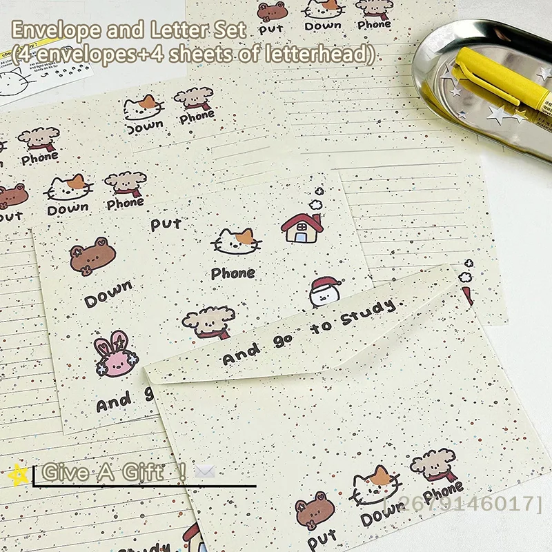 【YY26】1 набор: Набор конвертов с мультяшными животными, милая бумага для писем, открытка на день рождения, подарок с конвертом, открытки ручной работы, подарок
【YY26】1 набор: Набор конвертов с мультяшными животными, милая бумага для писем, открытка на день рождения, подарок с конвертом, открытки ручной работы, подарок