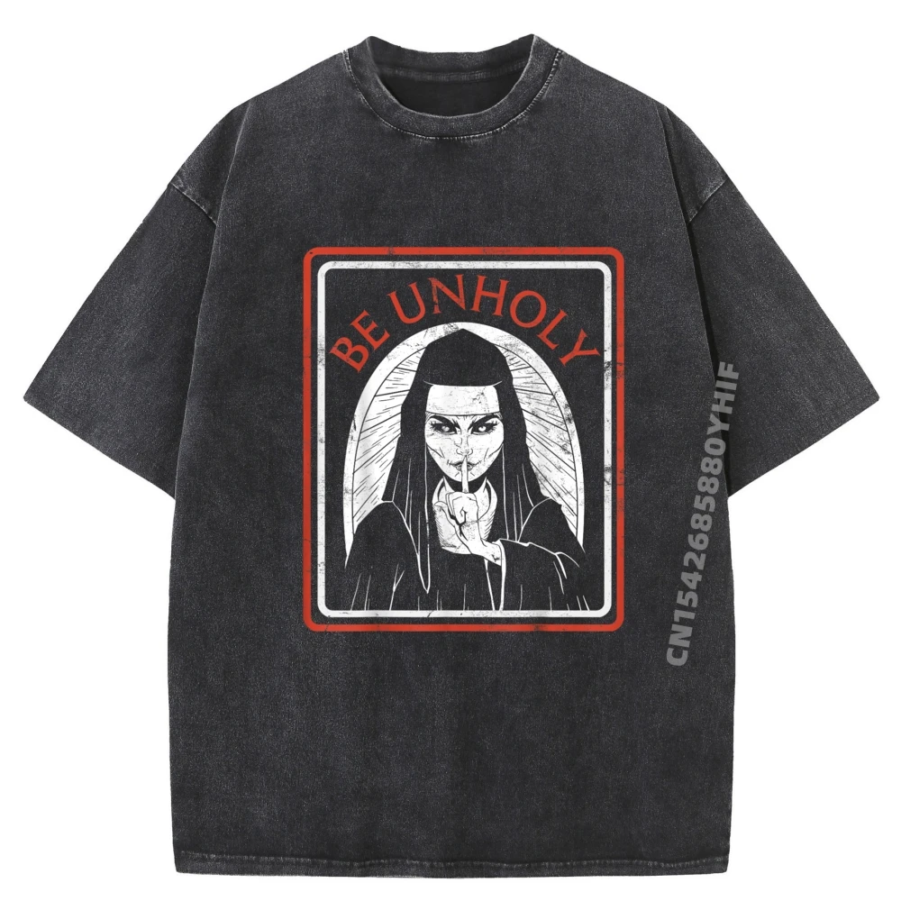 Vintage Horror Be Unholy Child Geek Summer ComfortableMinimalist Men Tops Tees Discount Streetwear Washed T Shirt
Vintage Horror Be Unholy Child Geek Summer ComfortableMinimalist Men Tops Tees Discount Streetwear Washed T Shirt