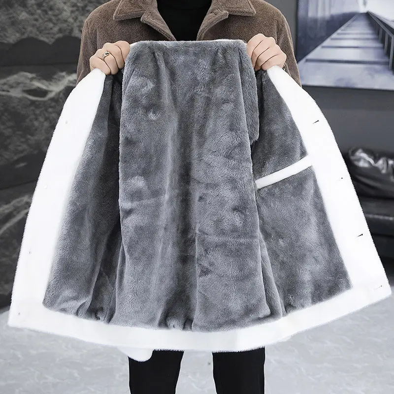 Autumn Winter Woolen Fce Lined Warm Jaet Men's Youth Faion Casual Sli Versatile Stand Collar Coat Top for Teens
Autumn Winter Woolen Fce Lined Warm Jaet Men's Youth Faion Casual Sli Versatile Stand Collar Coat Top for Teens