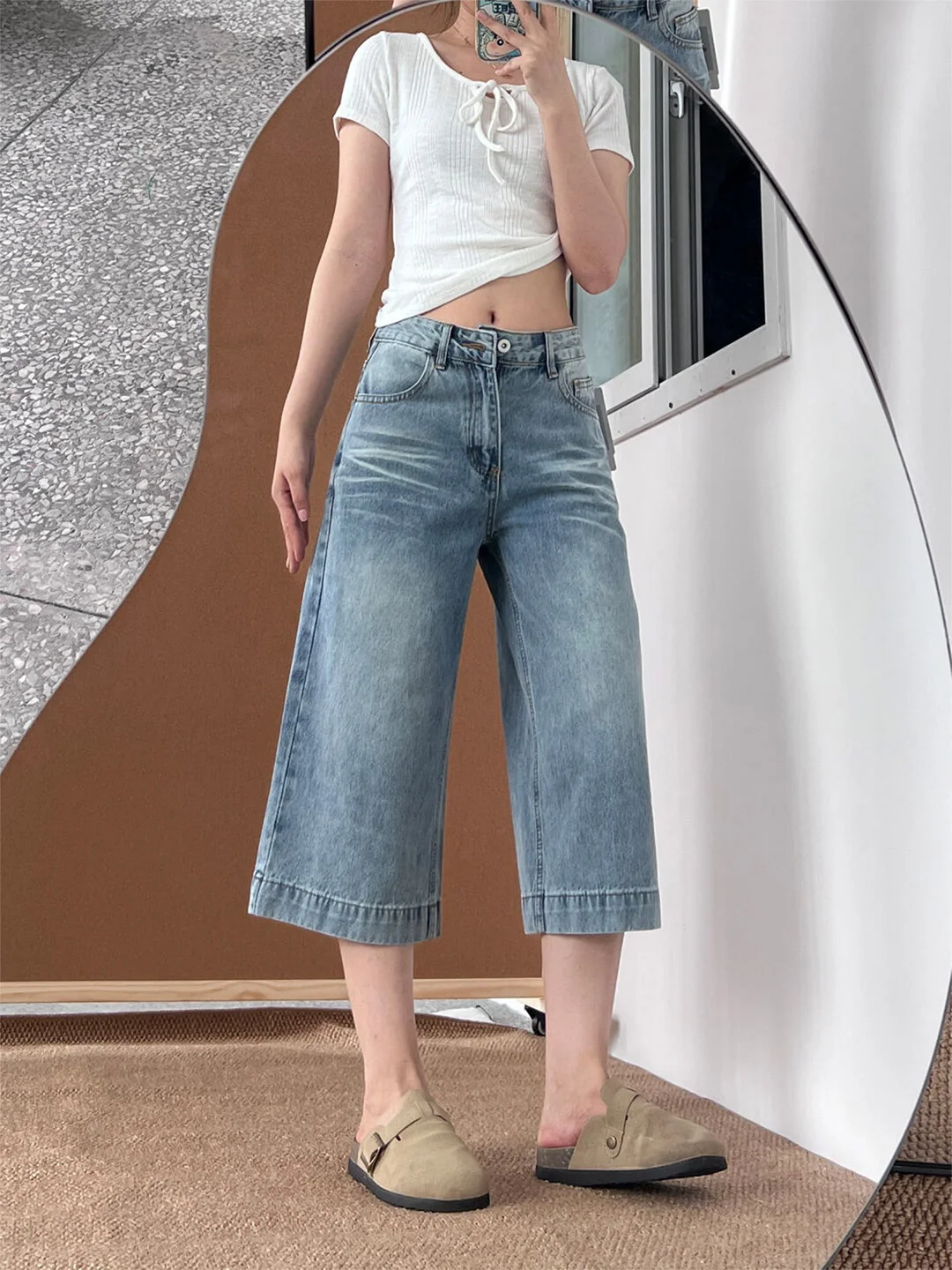 Summer 2026 Lazy American Retro plus Size Women's Straight Leg Jeans Thin High Waist Zipper Closure Casual Comfortable Denim
Summer 2026 Lazy American Retro plus Size Women's Straight Leg Jeans Thin High Waist Zipper Closure Casual Comfortable Denim