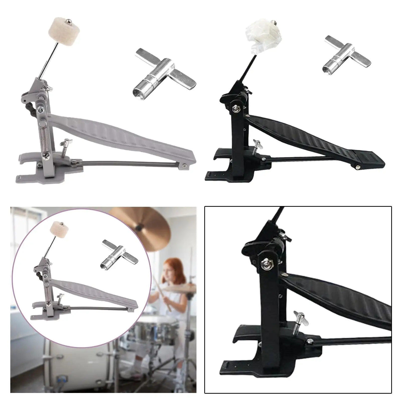 Bass Drum Pedal Chain Drive Kick Drum Pedal for Beginner Jazz Drums Kits Acoustic Drum Kits Pro Drummers Electronic Drums
Bass Drum Pedal Chain Drive Kick Drum Pedal for Beginner Jazz Drums Kits Acoustic Drum Kits Pro Drummers Electronic Drums