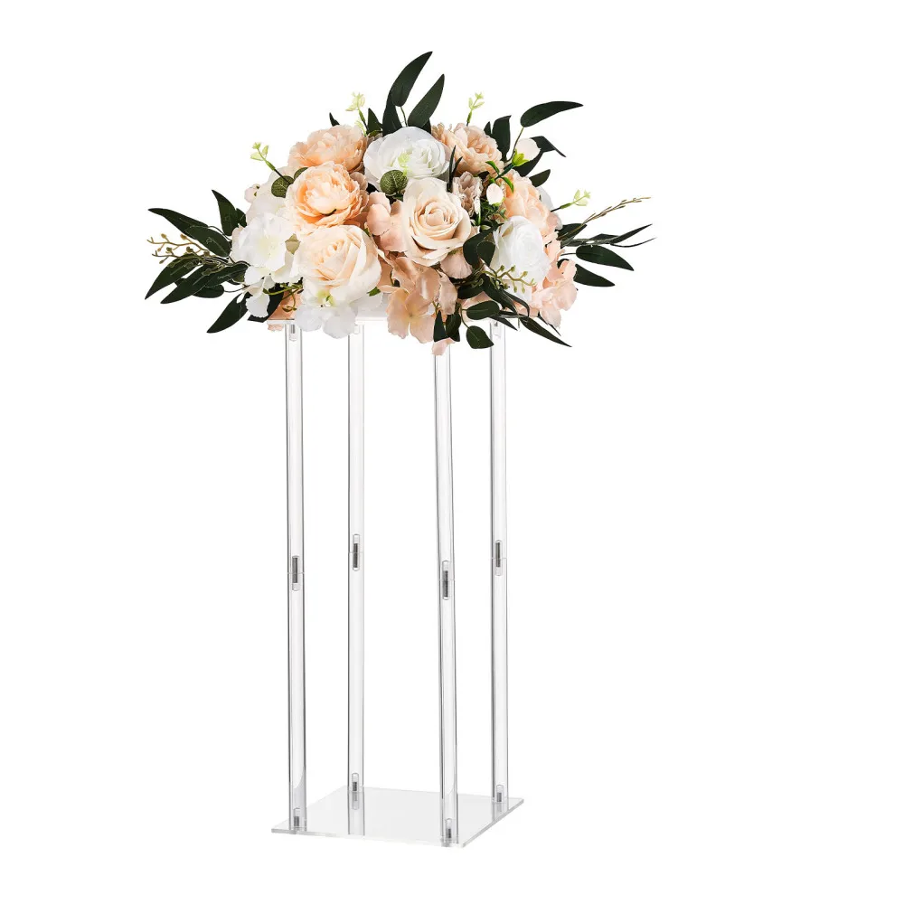 Wedding Flower Stand, 10PCS 19.69-inch Column Flower Stand, Floral Stands with Acrylic Laminate, Cylindrical Cubic Floral Display Rack for Wedding, Party, Birthday, Home, Centerpiece Stands
Wedding Flower Stand, 10PCS 19.69-inch Column Flower Stand, Floral Stands with Acrylic Laminate, Cylindrical Cubic Floral Display Rack for Wedding, Party, Birthday, Home, Centerpiece Stands