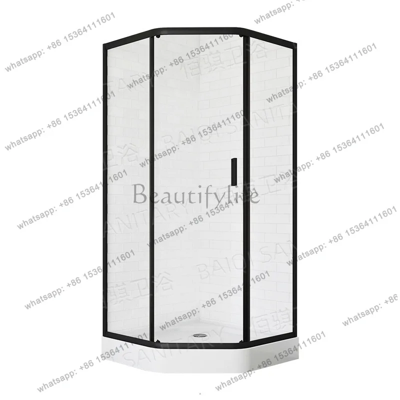 Square full shower room, transparent glass partition, dry and wet separation, double handle bathroom
Square full shower room, transparent glass partition, dry and wet separation, double handle bathroom