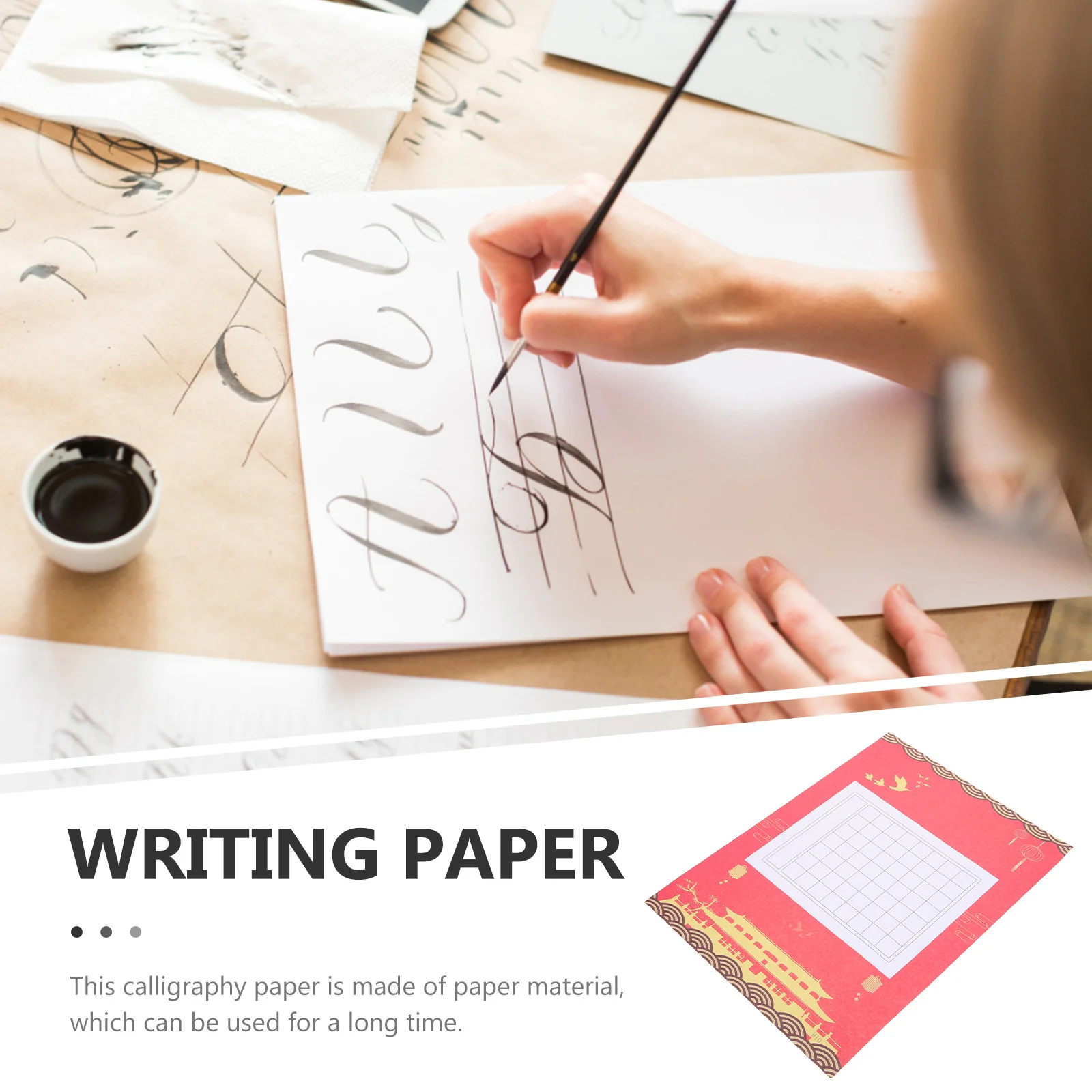 Chinese Calligraphy Book Lightweight Durable Handwriting Paper Slow Ink Absorption Foldable Smooth Writing Surface For
Chinese Calligraphy Book Lightweight Durable Handwriting Paper Slow Ink Absorption Foldable Smooth Writing Surface For