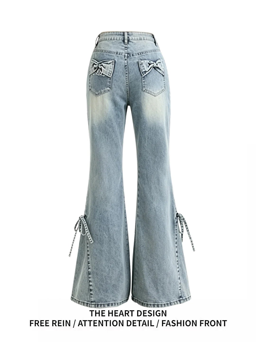 American Design Knot Bell Bottom Jeans Women Summer New Style Light Color Slimming Long Pants Trendy High Waist Denim
American Design Knot Bell Bottom Jeans Women Summer New Style Light Color Slimming Long Pants Trendy High Waist Denim