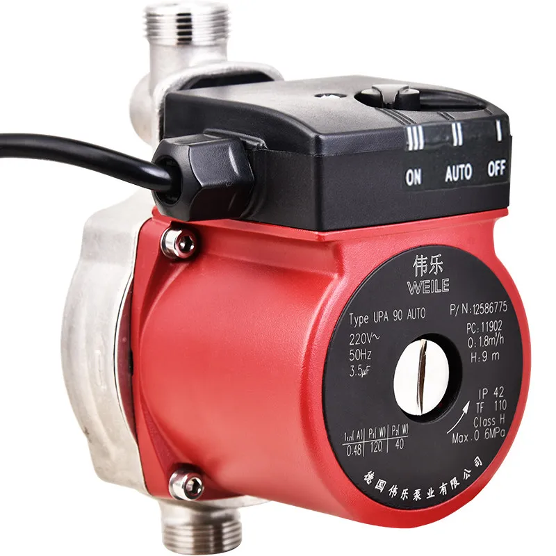 Booster pump household stainless steel UPA90UPA120 small booster automatic water heater solar pressure pump
Booster pump household stainless steel UPA90UPA120 small booster automatic water heater solar pressure pump