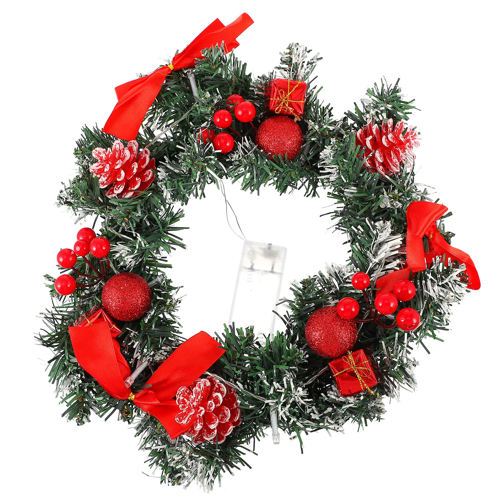 1Pcs Christmas Hanging Garland Wreath Lighted Xmas Door Pendant Ornament Holiday Decoration Xmas Garland Ornament
1Pcs Christmas Hanging Garland Wreath Lighted Xmas Door Pendant Ornament Holiday Decoration Xmas Garland Ornament