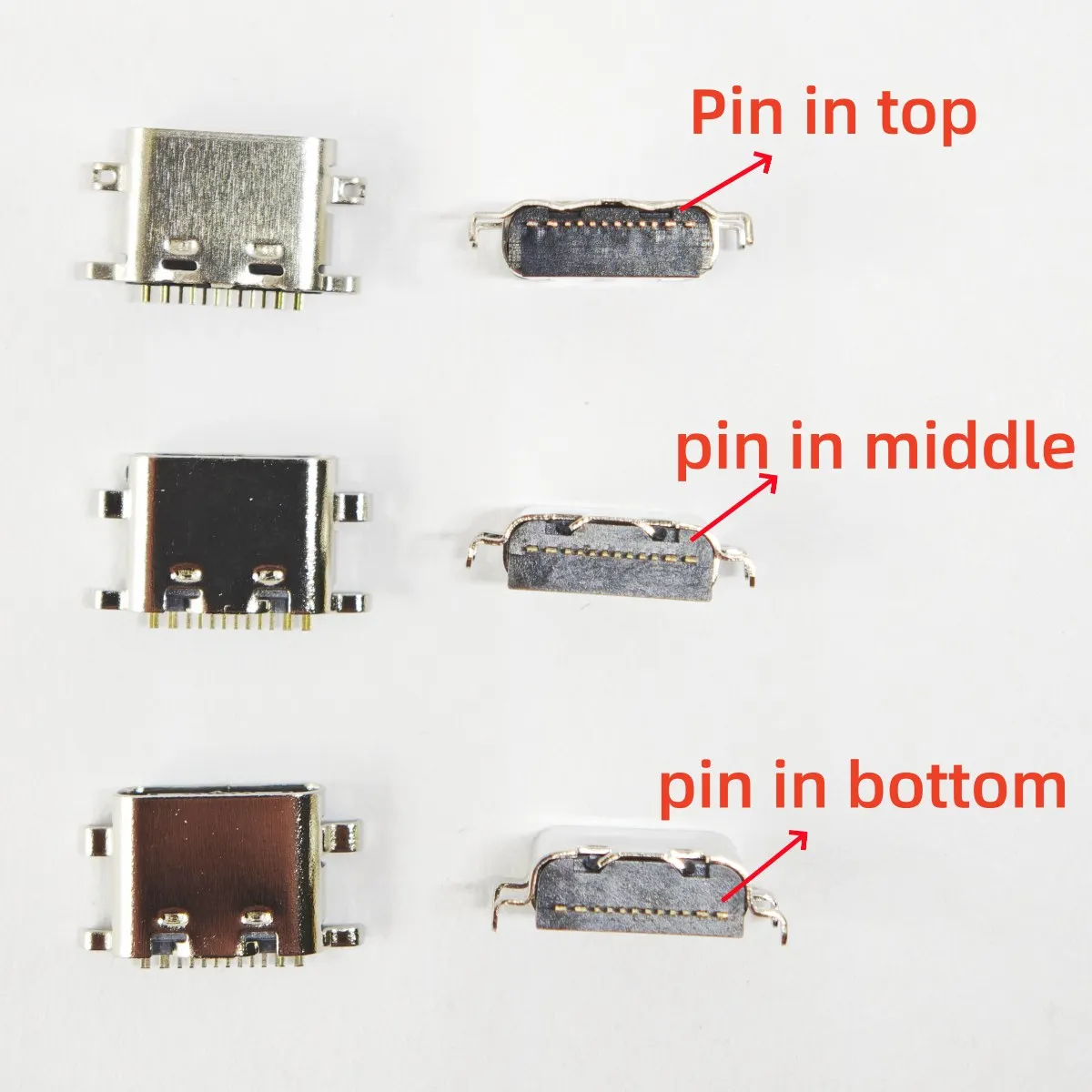 10pcs USB-3.1 USB Connector Type C Horizontal Mid Mount 16P Female 1.6mm through board 0.8mm for charger adapter DIY Type C
10pcs USB-3.1 USB Connector Type C Horizontal Mid Mount 16P Female 1.6mm through board 0.8mm for charger adapter DIY Type C