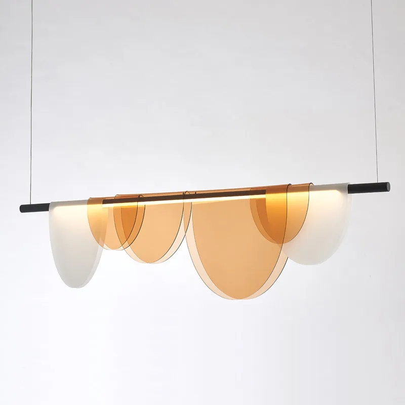 Nordic strip creative restaurant chandelier post-modern minimalist bar commercial space designer
Nordic strip creative restaurant chandelier post-modern minimalist bar commercial space designer
