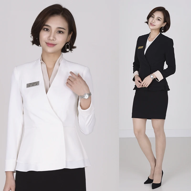 Комплект униформы для салона красоты в корейском стиле: женская униформа для администраторов, косметологов, медработников. Коллекция осень-зима, с длинным рукавом.
Комплект униформы для салона красоты в корейском стиле: женская униформа для администраторов, косметологов, медработников. Коллекция осень-зима, с длинным рукавом.