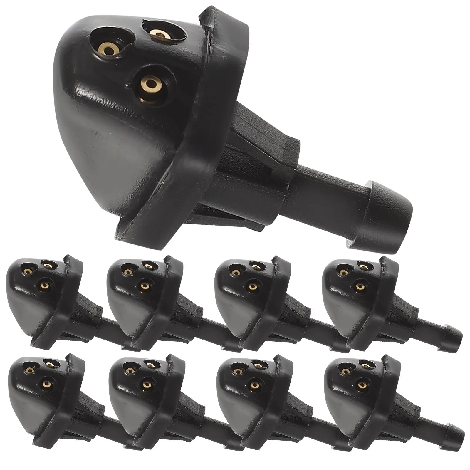 10 Pcs Car Windshield Washer Nozzles Black 3 Holes ABS Copper Durable Front Wiper Sprayer Auto Accessories Fits Directly Safe
10 Pcs Car Windshield Washer Nozzles Black 3 Holes ABS Copper Durable Front Wiper Sprayer Auto Accessories Fits Directly Safe